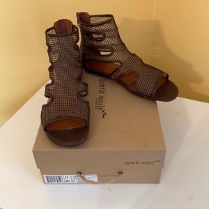 Gentle Souls Gladiator-Style Sandals